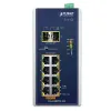 Planet IGS-1020PTF-12V Индустриален L2 PoE комутатор 8x1Gb + 2xSFP 802.3at 30 240W IP30 -40~+75°C 12-56VDC thumbnail (2 of 3)