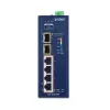 Planet IGS-624HPT Βιομηχανικός διακόπτης 4x 1Gb RJ-45 + 2x 1Gb SFP PoE+ 802.3at 36 120W IP40 DC12-56V -40 +75°C χωρίς ανεμιστήρα thumbnail (2 of 3)