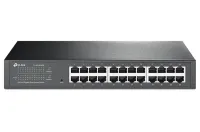 TP-Link TL-SG1024DE enkel smart switch 24x 10 100 1000 Mbps IGMP QoS VLAN skrivbord (1 of 3)