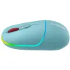 CANYON optical wireless mouse MW-22 RGB 800 1200 1600 dpi 4 keys BT+2.4GHz battery 650mAh dark cyan thumbnail (2 of 5)