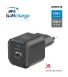 Adaptateur secteur Swissten GAN 1x USB-C 35W PD + 1x USB-A 27W QC Noir thumbnail (2 of 3)