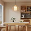 IMMAX BOHO PINCHOS design hanglamp D40cm E27 bamboehout thumbnail (5 of 8)