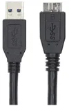 NEDIS cable USB 3.0 plug USB-A - plug USB-Micro B black bulk 1m thumbnail (2 of 2)