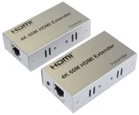 PremiumCord 4K HDMI ilgintuvas iki 60 m per vieną Cat5e Cat6 laidą (1 of 4)