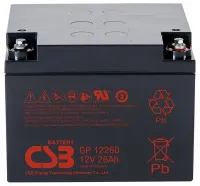 CSB Pb backup batteri CSB GP12260 l 12V 26Ah (1 of 1)