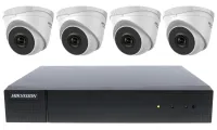 HIKVISION HiWatch Network PoE KIT HWK-N4142TH-MH(C) 2Mpix 4x kamery HWI-T220H 1x NVR HWN-2104MH-4P 1TB HDD (1 of 6)