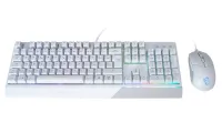 MSI mänguri klaviatuuri ja hiire komplekt VIGOR GK30 COMBO WHITE juhtmega valge RGB taustvalgus USB CZ+SK paigutus (1 of 4)