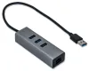 I-tec USB 3.0 HUB METAL 3 porty USB 3.0 na Gigabit Ethernet adaptér (RJ45) šedý thumbnail (3 of 3)