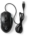 NEDIS Gaming-Maus GMWD510BK, kabelgebunden, optisch, Hintergrundbeleuchtung, 7200 dpi, 6 Tasten, USB, Schwarz thumbnail (5 of 5)