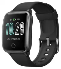 Orologio intelligente UMAX U-Band P2-L Nero 13" TFT Bluetooth 4.2 nRF52832 IP68 iOS 8.0 + Android 4.4 + CZ Veryfit PRO (1 of 6)