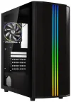 Boîtier BitFenix ​​​​Saber Mesh ATX 3x120mm ventilateur+ventilateur ARGB 2xUSB 3.0 USB 2.0 verre trempé noir thumbnail (1 of 7)