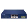 Switch Planet PoE 8x1Gb + 2xSFP 1Gb PoE 180W 2x 802.3bt + 4x 802.3at thumbnail (2 of 3)