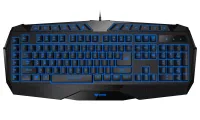 RAPOO VPRO Gaming-Tastatur V52 mit Hintergrundbeleuchtung, kabelgebundenem USB, schwarz, CZ+SK-Layout (1 of 3)