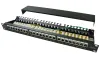 XtendLan Patch panel 19" 24 ports shielded C6dual 2xAu with LED search