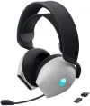 DELL AW720H Alienware Dual-Mode Wireless Gaming Headset безжични слушалки с микрофон сребристи thumbnail (1 of 5)