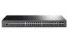 TP-Link TL-SG3452 JetStream 52-Port Gigabit L2+ 48x Gigabit 4x Gigabit SFP RJ-45 Mikro-USB Konsolport thumbnail (1 of 3)