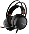 CANYON Gaming casque Interceptor GH-8A LED PC PS4 Xbox one Câble basses profondes 2m USB + 2x35F TRS jack + hub