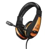 CANYON Gaming headset STAR RAIDER GH-1A 3,5 mm jack controle de volume 2 em 1 cabo adaptador de 3,5 mm 2 m preto laranja