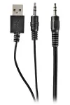 NEDIS Enceintes PC puissance 2.1 33 W jack 3,5 mm USB ABS bois noir thumbnail (5 of 5)