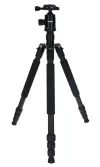 Rollei Tripod A2 Luchtaigh 8kg Breisithe 164 cm Carbóin Dubh