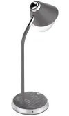 IMMAX LED настолна лампа FINCH Qi зареждане 9W 12V 2A димируема сива + сребристи елементи thumbnail (5 of 7)
