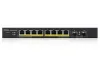 Zyxel GS1900-10HP v2 10-Port-Desktop-Gigabit-Web-Smart-Switch: 8x Gigabit-Metall + 2x SFP IPv6 802.3az (grün) PoE thumbnail (3 of 4)