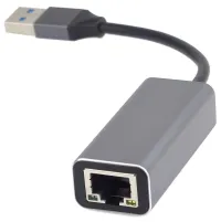 Premium Cord Adapter USB3.0 -> LAN RJ45 ETHERNET 10 100 1000 MBIT Aluminium (1 of 1)