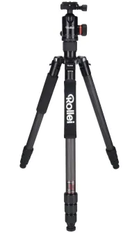 Rollei Tripod C6i Carbon, belastning 12kg, förlängd 171,5 cm, svart (1 of 9)