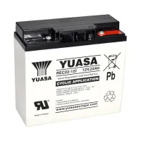 Yuasa Pb traukos atsarginė baterija AGM 12V 22Ah, skirta cikliniam naudojimui (REC22-12I) (1 of 1)