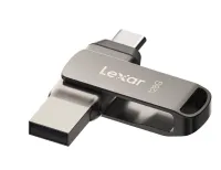 Lexar flashdrive 128GB JumpDrive D400 Dual USB-C & USB-A 3.1 (lezen tot 130MB/s) (1 of 4)