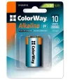 Colorway alkaline battery 6LR61 9V 1pc in Blister pack