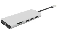 Hub USB-C multifuncional ESTUFF 12 em 1 com tela tripla (1 of 2)