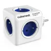 Cubenest Powercube Presa originale 5x bianco blu messa a terra di sicurezza per bambini max