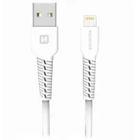 Дата-кабель Swissten usb lightning 1,0 м білий (1 of 1)