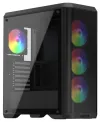 SilentiumPC-fodral MidT Ventum VT4V Evo TG ARGB ATX 4x120 mm fläkt ARGB 2xUSB 3.0 härdat glas svart thumbnail (1 of 9)