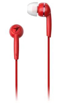 GENIUS headset HS-M320 rødt 4-pin 3,5 mm stik (1 of 3)