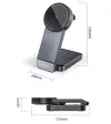 Swissten Magfold 3in1 25W Foldable Wireless Charger Black (Magsafe Compatible) thumbnail (3 of 5)