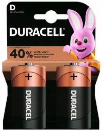 Pile alcaline Duracell Basic 2 pièces (D) (1 of 1)