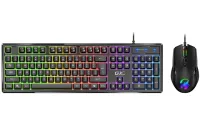 GENIUS GX GAMING Scorpion KM-GX6 bedraad toetsenbord en muis set RGB achtergrondverlichting Copilot USB zwart CZ+SK lay-out (1 of 4)