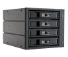 Backplane CHIEFTEC fino a 5,25" per 4x HDD SATA SAS SDD (3,5" o 2,5")