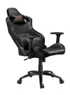 CANYON Gaming chair NIGHTFALL PU leather metal frame 90-150° 3D backrest gas lift class 4 black-orange thumbnail (4 of 7)