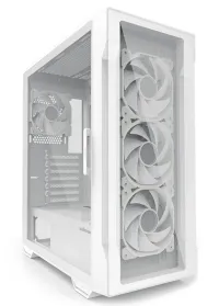 Zalman Gehäuse I3 Neo Middle Tower ATX 4x120 ARGB Lüfter 2xUSB 3.0 1xUSB 2.0 Glasfrontplatte und Seitenteile weiß (1 of 3)