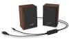 GENIUS-Lautsprecher SP-HF380BT 2.0 Bluetooth 3W Holzfarbe Holz thumbnail (3 of 3)