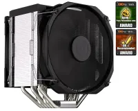 Endorfy CPU охладител Fortis 5 Dual Fan 120mm + 140mm вентилатор 6 heatpipes PWM (1 of 10)