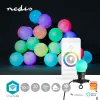 NEDIS Wi-Fi chytré dekorativní LED RGB 20 LED's Android & iOS Nedis® SmartLife 10 m thumbnail (4 of 4)