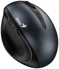 GENIUS Ergo 8300S Iron Grey вертикальный 1600 dpi беспроводной 7-кнопочный бесшумный металлический серый (1 of 4)