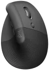 Logitech Lift Verticale Ergonomische Muis - Grafiet Verticale muis optisch 6 knoppen draadloos Bluetooth