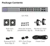 ALTA Switch 24 POE - 24x Gbit RJ45 2x SFP+ port 16x PoE 802.3at (PoE budget 240W) thumbnail (5 of 5)