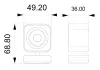 IMMAX NEO LITE SMART Охранителна вътрешна камера LITTLE CUBE Wi-Fi 24GHz 3MP ONVIF TUYA thumbnail (5 of 6)