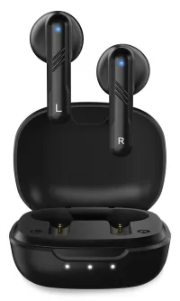 GENIUS wireless headset TWS HS-M905BT Black Bluetooth 5.3 USB-C charging black (1 of 3)